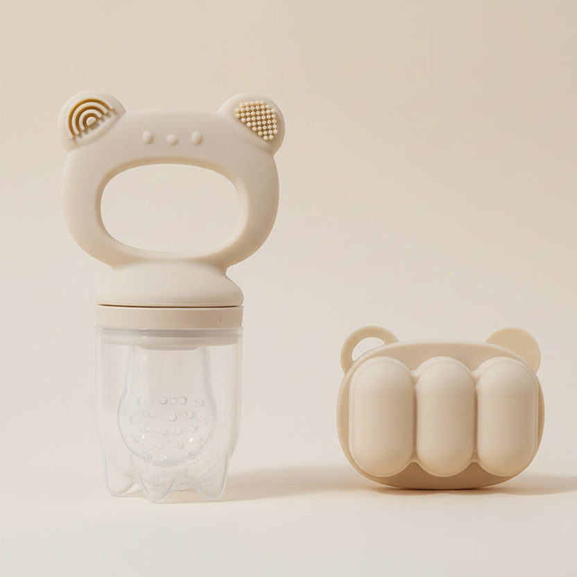 Mangeoire Alimentaire en Silicone pour Bébé - Set de 2 avec Anneau