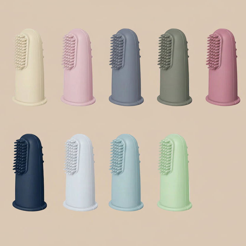 Brosse à Dents Doigt Bébé en Silicone | Premières Dents
