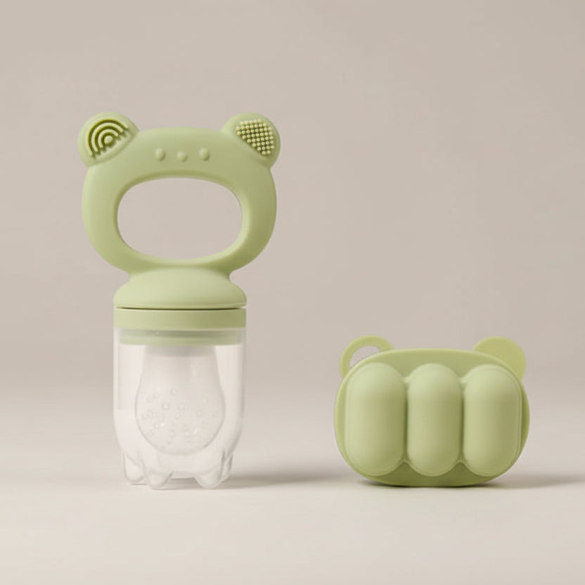 Mangeoire Alimentaire en Silicone pour Bébé - Set de 2 avec Anneau